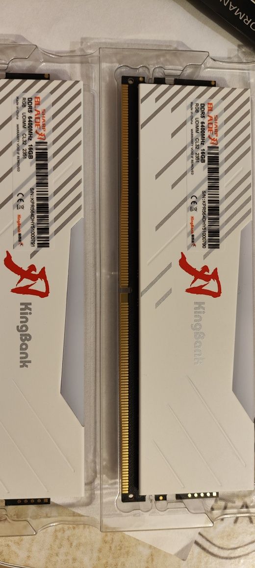 Пам'ять KingBank DDR5 6400 МГц 32 GB (2x16 GB)