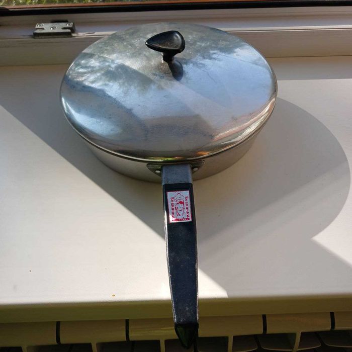 Сковорода алюминиевая "Веснянка" времен СССР, диам.25 см