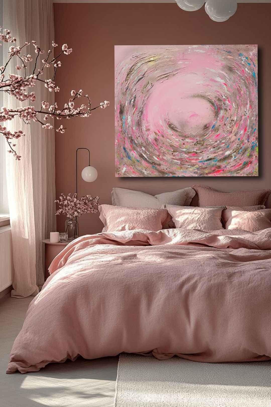 Quadro pintado a mão 100×100