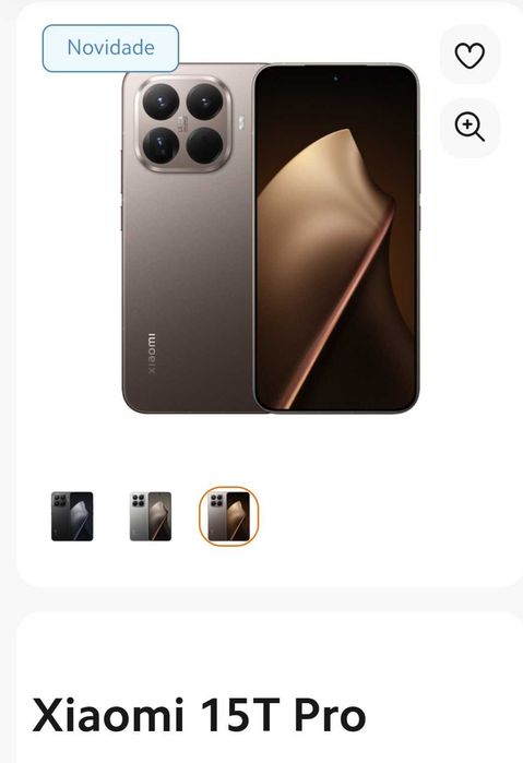 Xiaomi 15T Pro 512gb + Carregador + Capa.