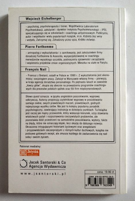 QUEST, Twoja droga do sukcesu, EICHELBERGER, Forthomme, Nail, UNIKAT