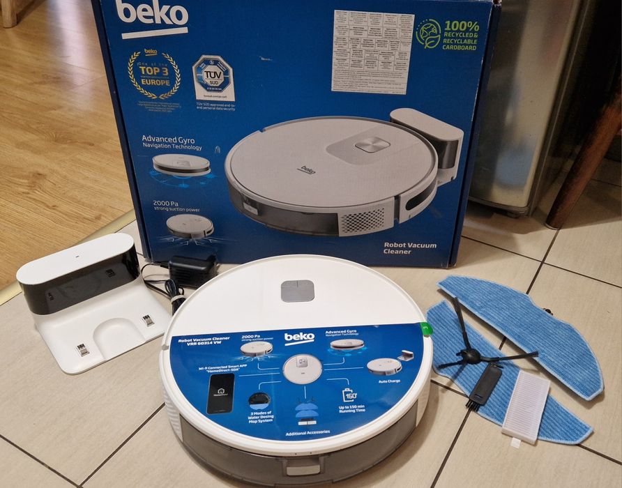 Jak nowy! Robot sprzątający Beko, jak Rumba odkurzacz mopujący