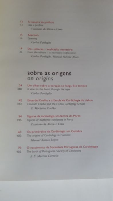 Olhares (Fragmentos Para Uma História Da Cardiologia Portuguesa)