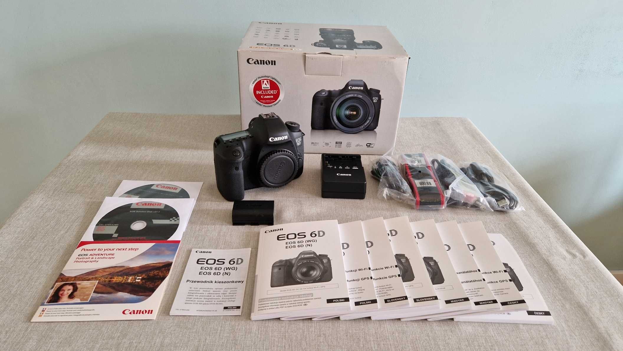 Canon EOS 6d body JAK NOWY migawka 0,5tyś!