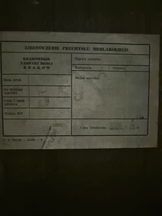 Drewniana szafa vintage PRL