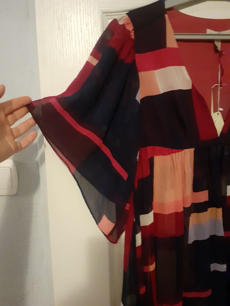 Bluzka tunika  nowa ted baker 100% silk okazja