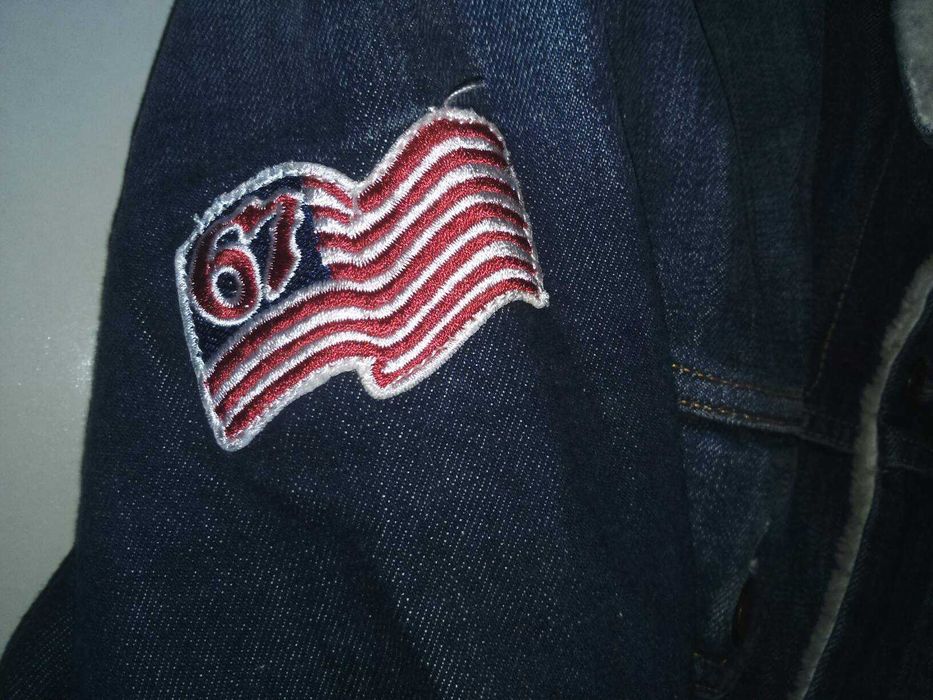 Куртка мужская котоновая Levi's, меховая подстежка, с fashion показа