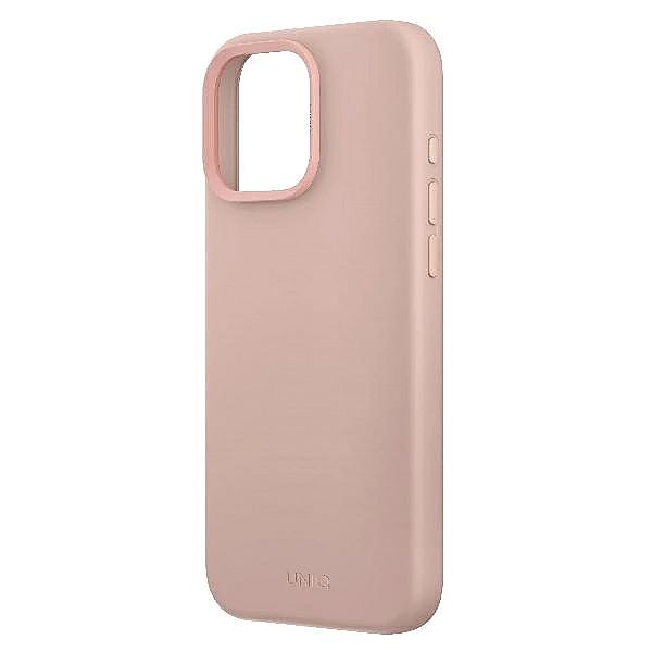UNIQ etui Lino Hue iPhone 16 Pro 6.3" Magclick Charging różowy/blush p
