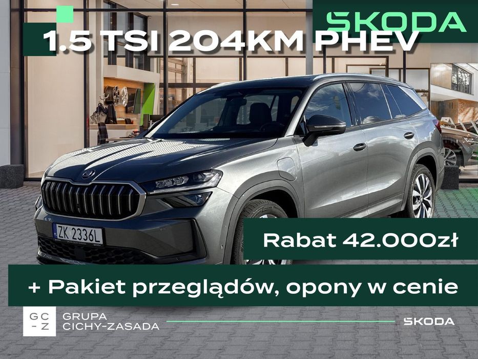 Skoda Kodiaq 1.5 TSI 204 KM DSG PHEV, Hak, Navi 13, Od ręki !!