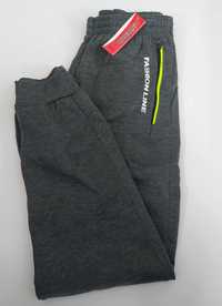 Spodnie męskie dresowe ocieplane ściągacze LINTEBOB s R-41461-K r 4 XL