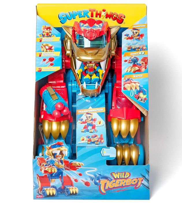 Робот трансформер SuperThings Tiger Robot Wild Transformer Tigerbot