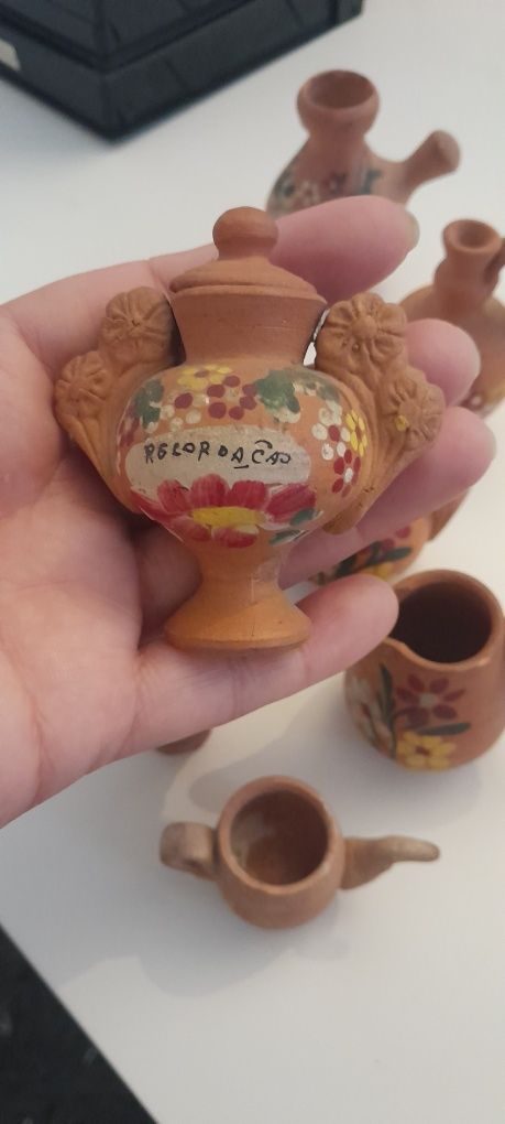 8 peças miniatura