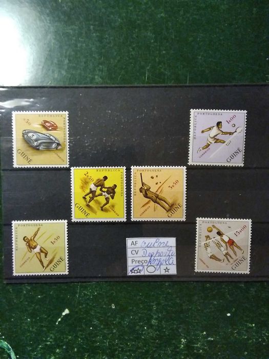 1962 Guiné Modalidades Desportivas MNH **