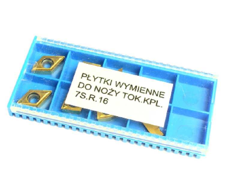 Płytki do noży tokarskich składanych 16mm Kpl 7szt