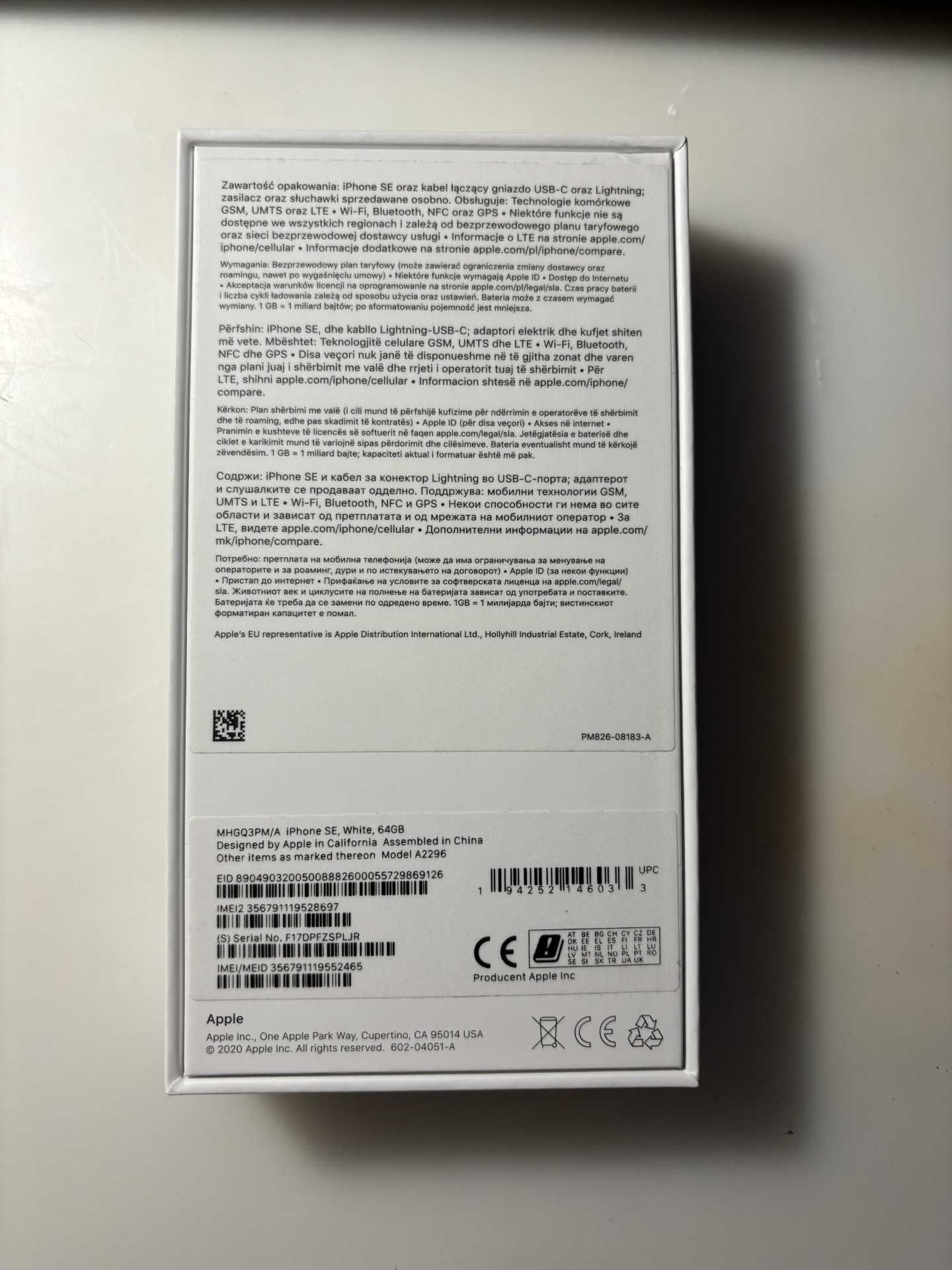 iPhone SE 2020 64gb biały