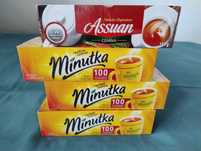 Minutka Herbata czarna ekspresowa 100szt.140g Exp. Assuan 100 szt.150g