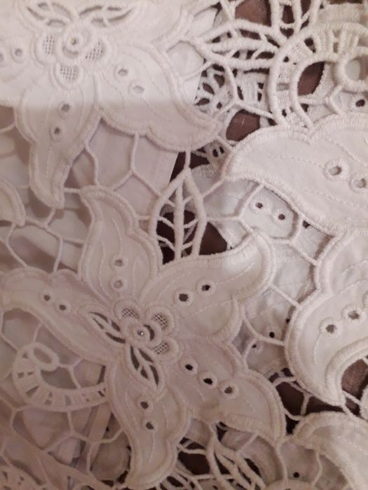 Ажурная натуральная юбка