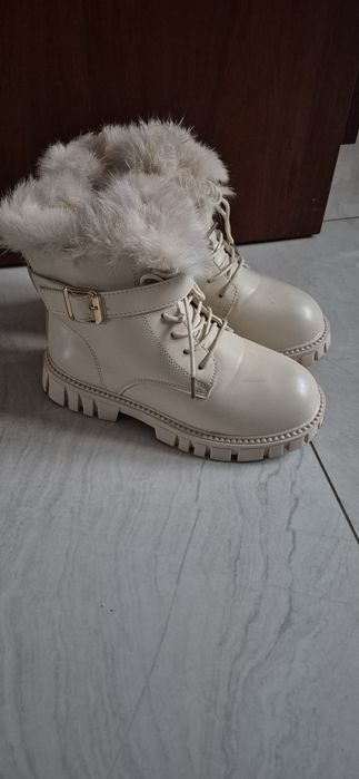 Buty zimowe damskie dziewczęce r 34