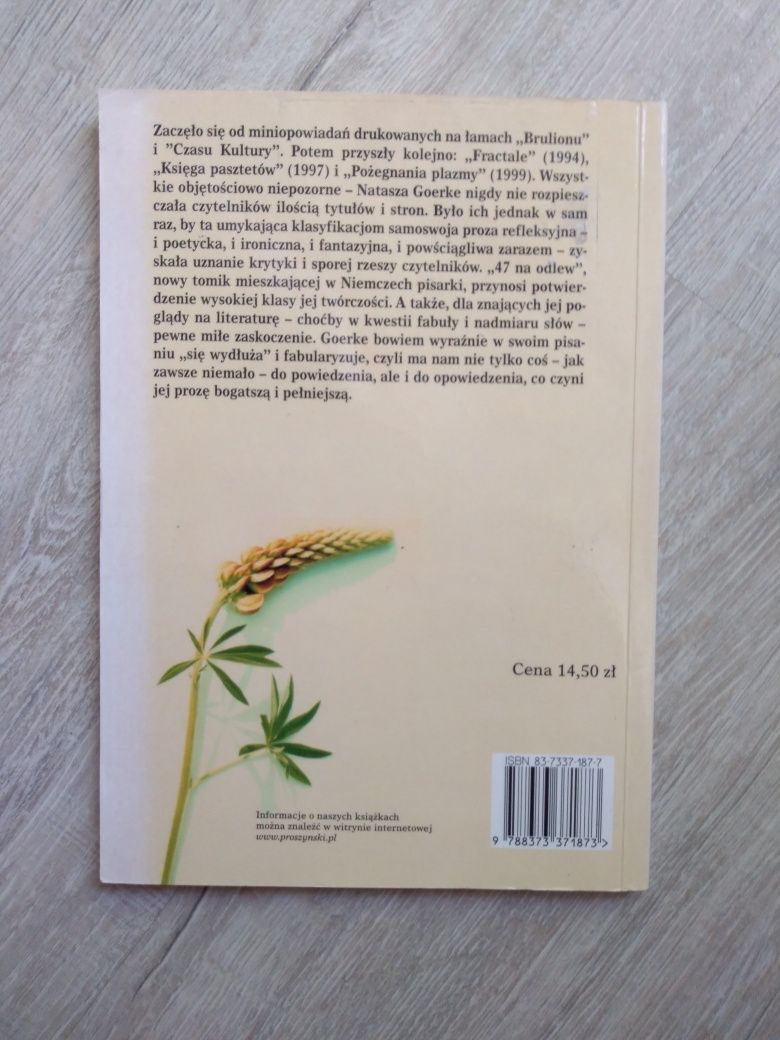 47 na odlew. Natasza Goerke