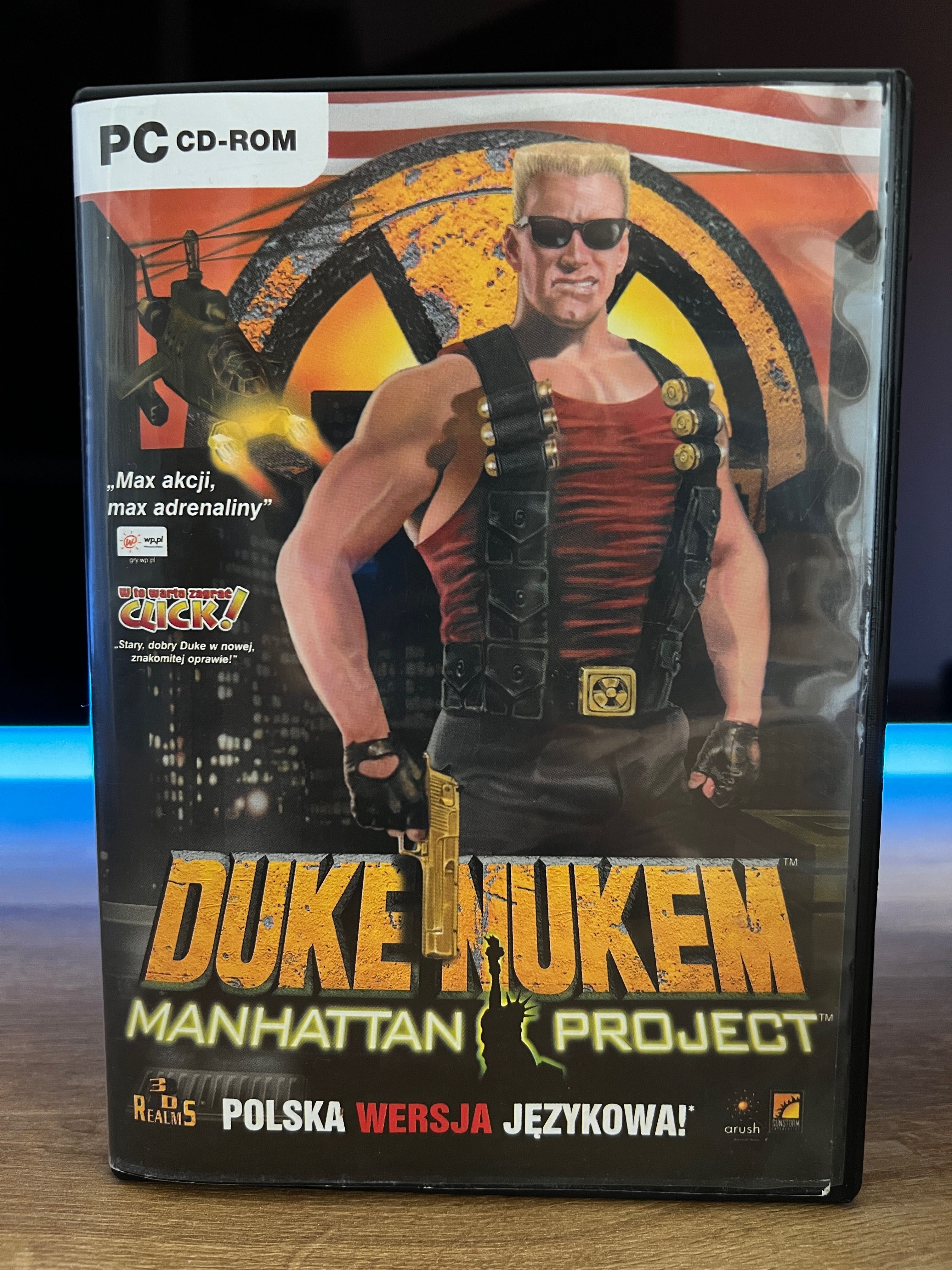 Duke Nukem Manhattan Project (PC PL 2002) gra CD BOX 3D REALMS LEM