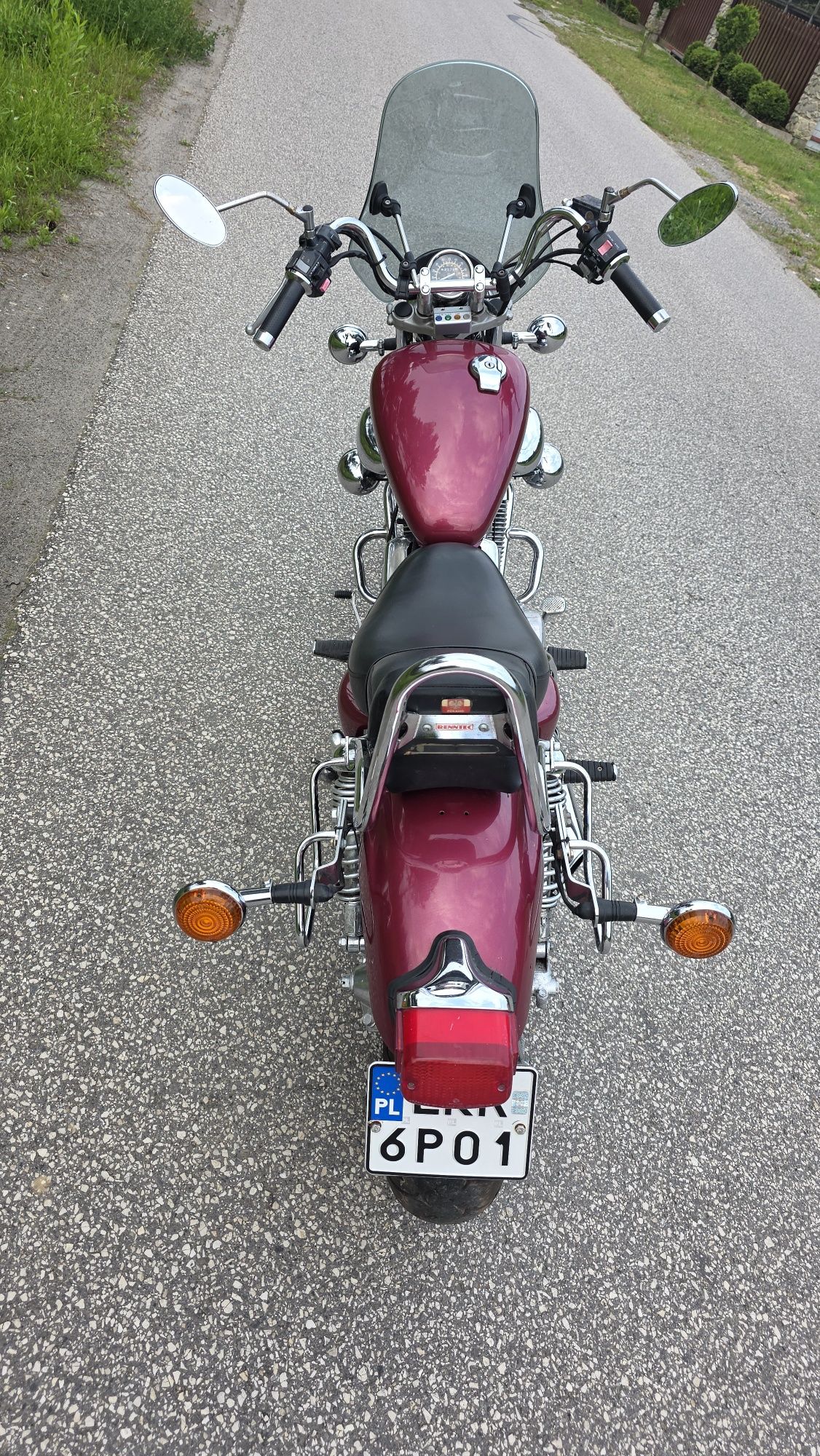 Yamaha virago virage 535 zarejestrowany w Polsce transport zamiana mz
