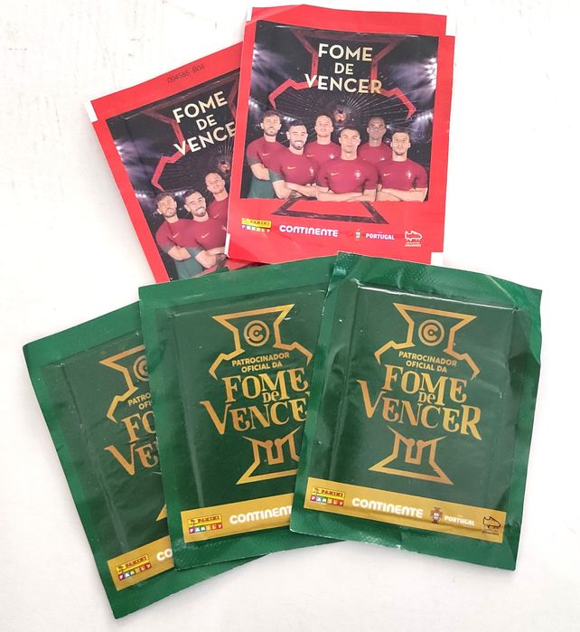 18 Saquetas de cromos - Fome de Vencer (Continente) | Por Abrir