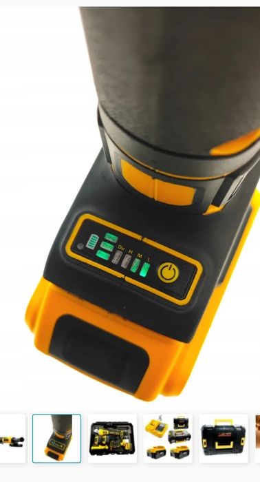 Zestaw szlifierka wkrętarka akumulatorowa Niemiecka ubertool  2x aku 6