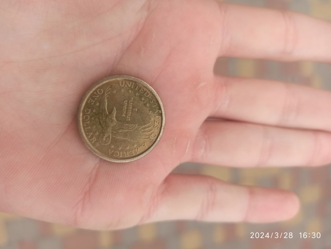 монета 2000 рік один долар