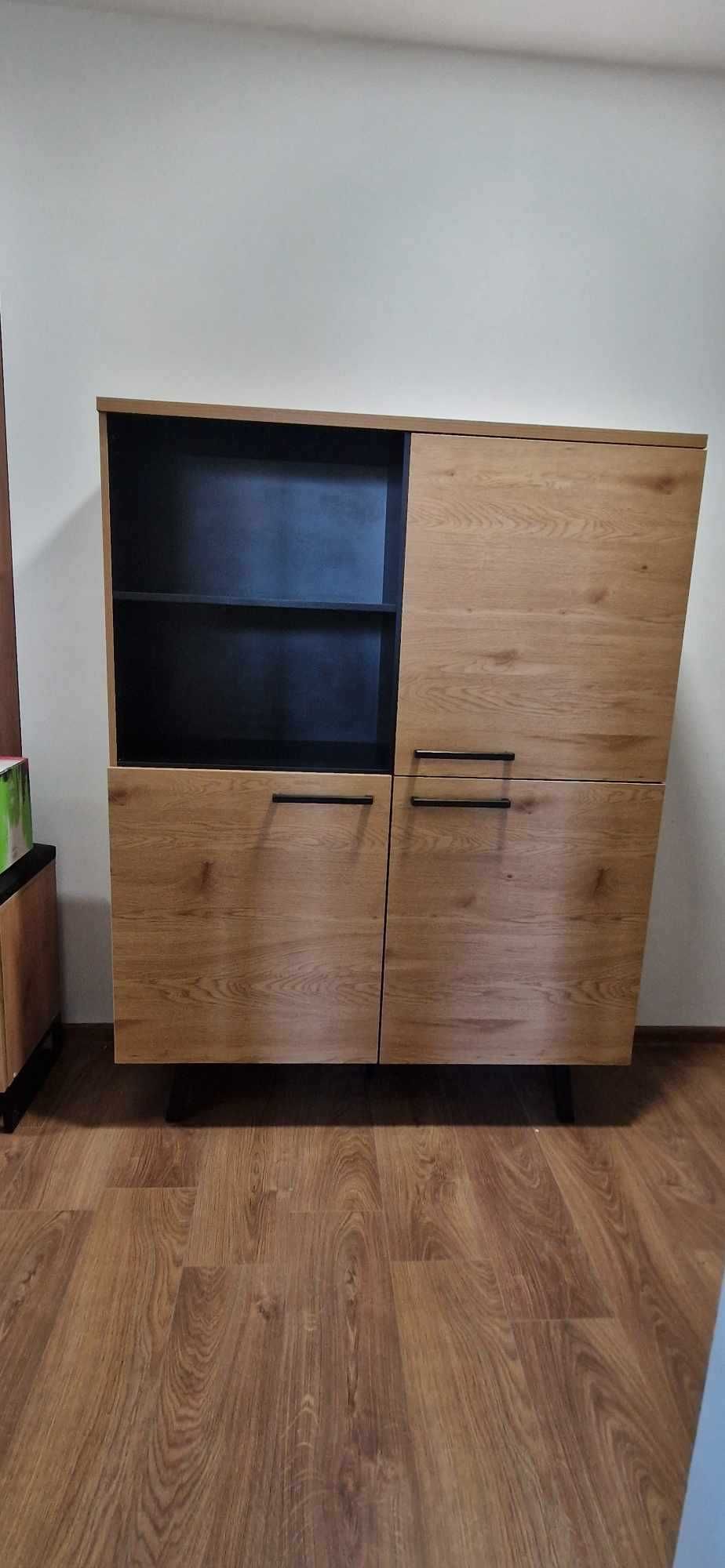 Stylowa duża komoda MALLOW – dziki dąb