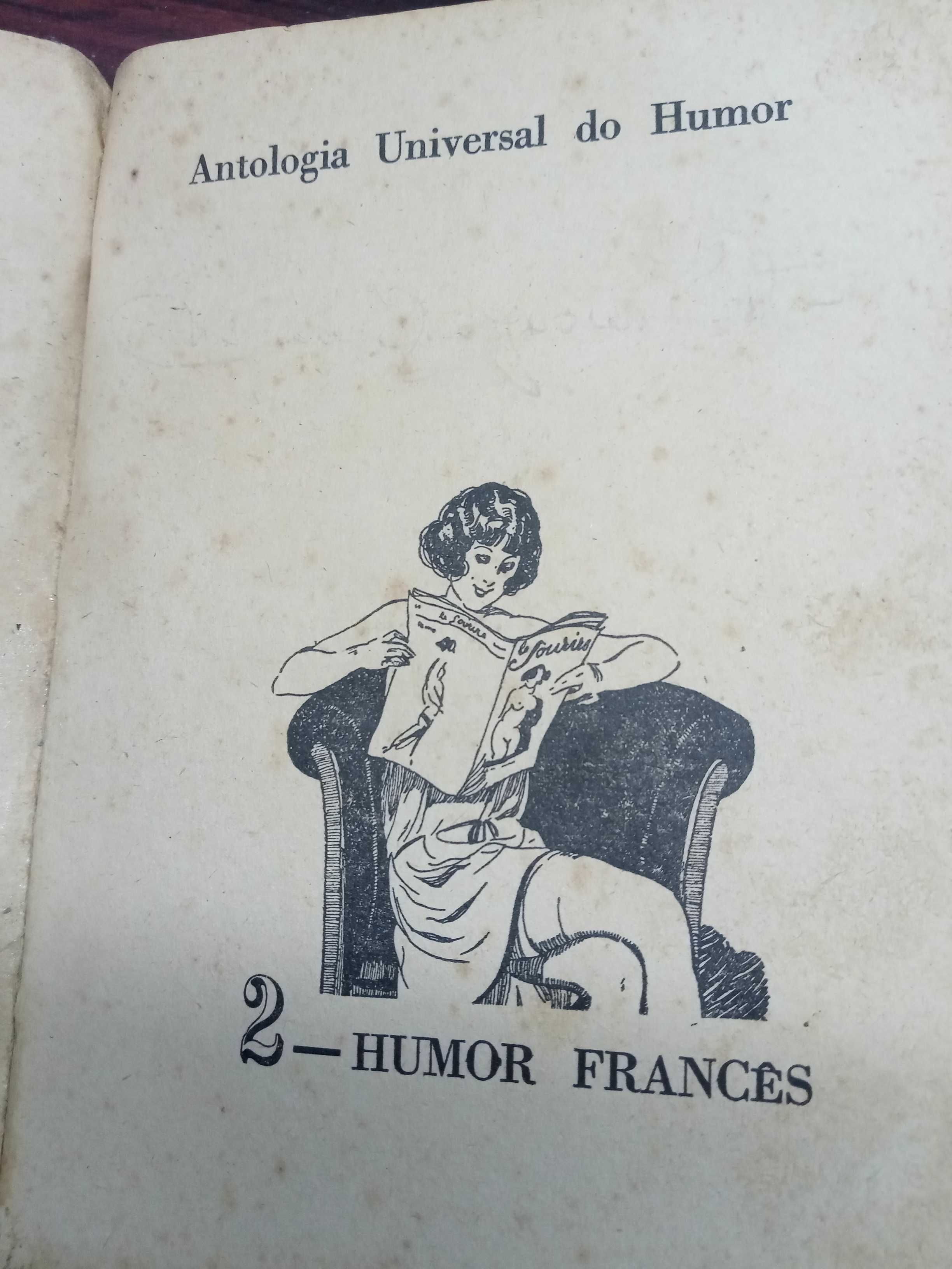 Livro antigo de humor