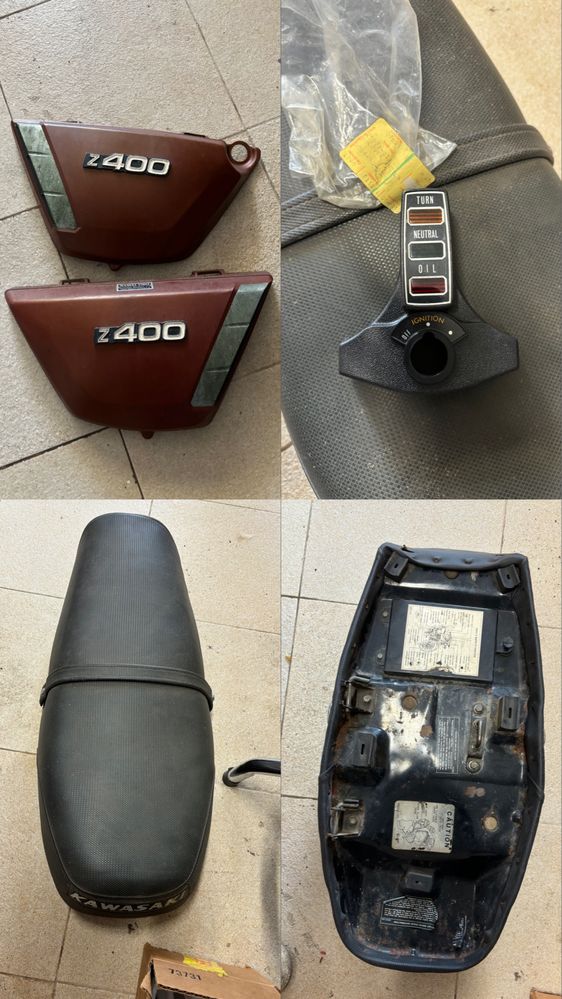 Duas Kawasaki kz400 75’