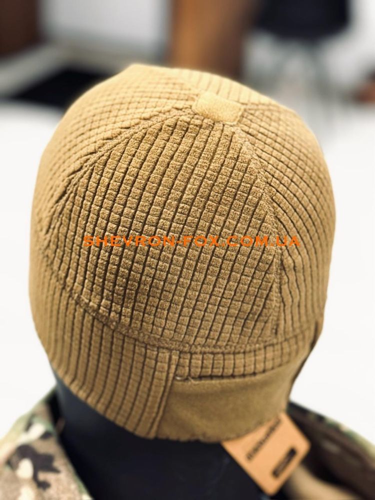 Шапка Helikon Range Beanie Grid Fleece - Coyote Olive BlackВ наявності