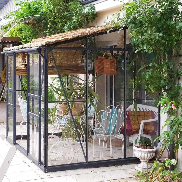 Szklarnia przyścienna Oranżeria S2020 LAMS 1,9x2,55m 4,9m2