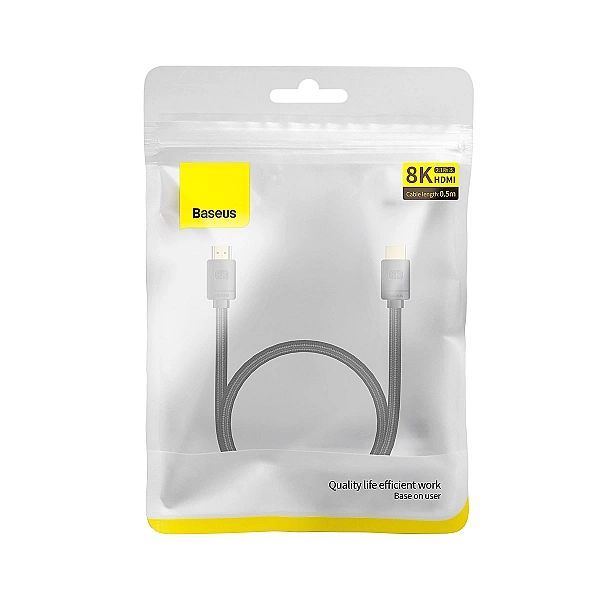 Kabel Hdmi 2.1/8k 0.5m Baseus High Definition Series - czarny