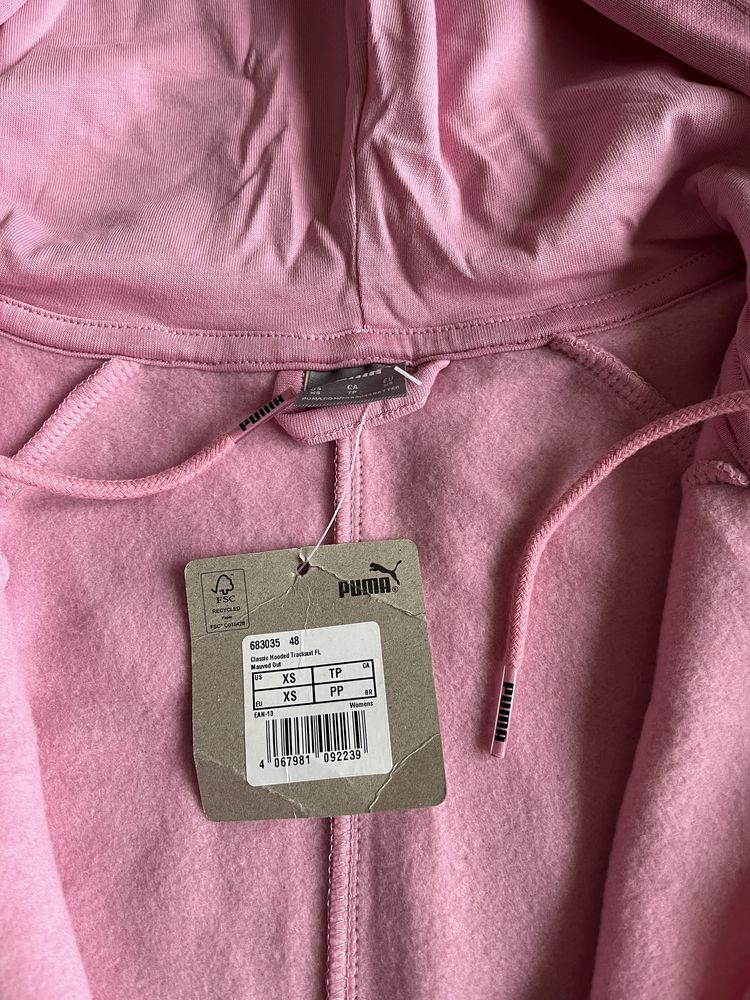 Нова утеплена кофта Puma, xs (жіноча худі на блискавці, замку)