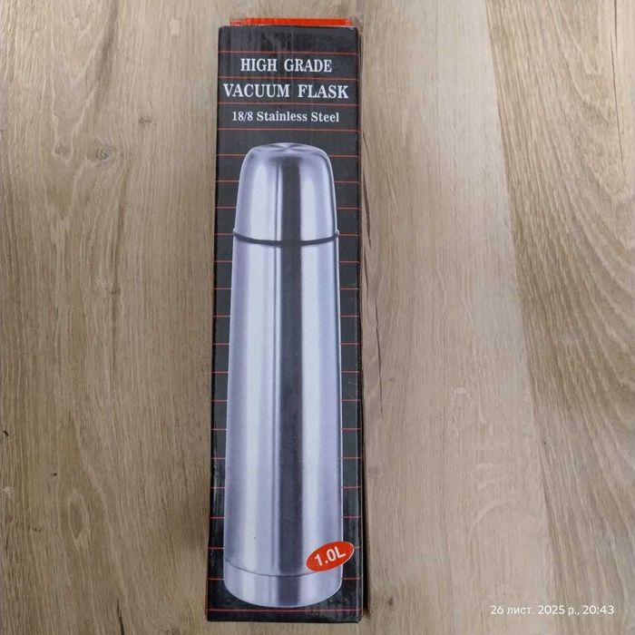 Продам Новий Вакуумний Термос 1.0L (18/8 Сталь) + Чохол