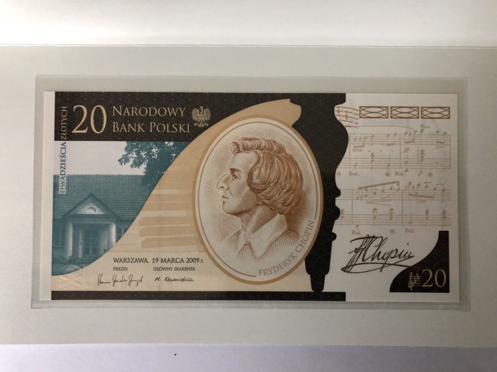 Banknot kolekcjonerski Fryderyk Chopin