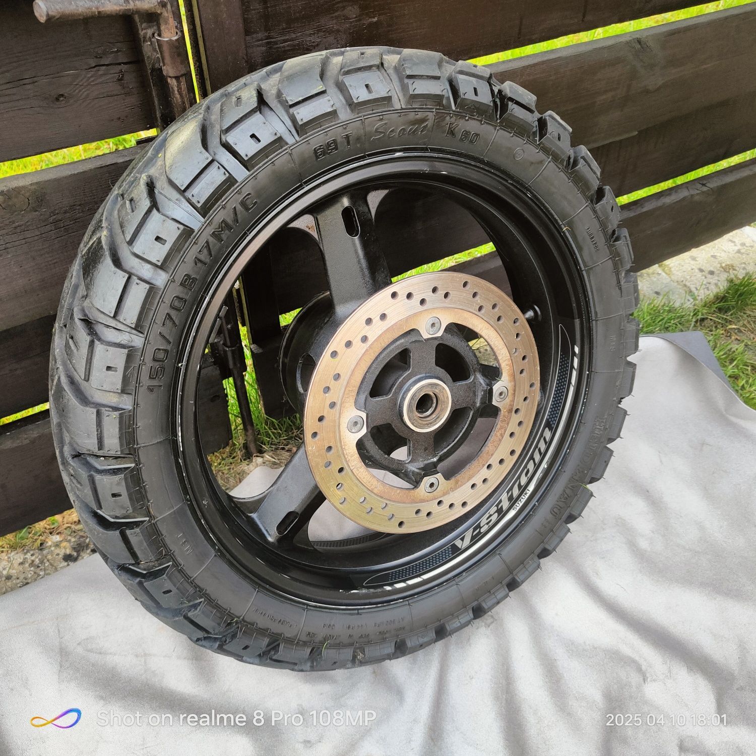 Suzuki DL 1000 V-Strom koło felga przód tył