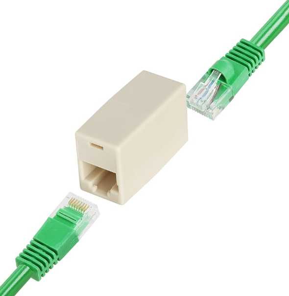 Łącznik Adapter ethernetowy INLINE COUPLER UTP k.5e 2xRJ-45. 10 SZTUK