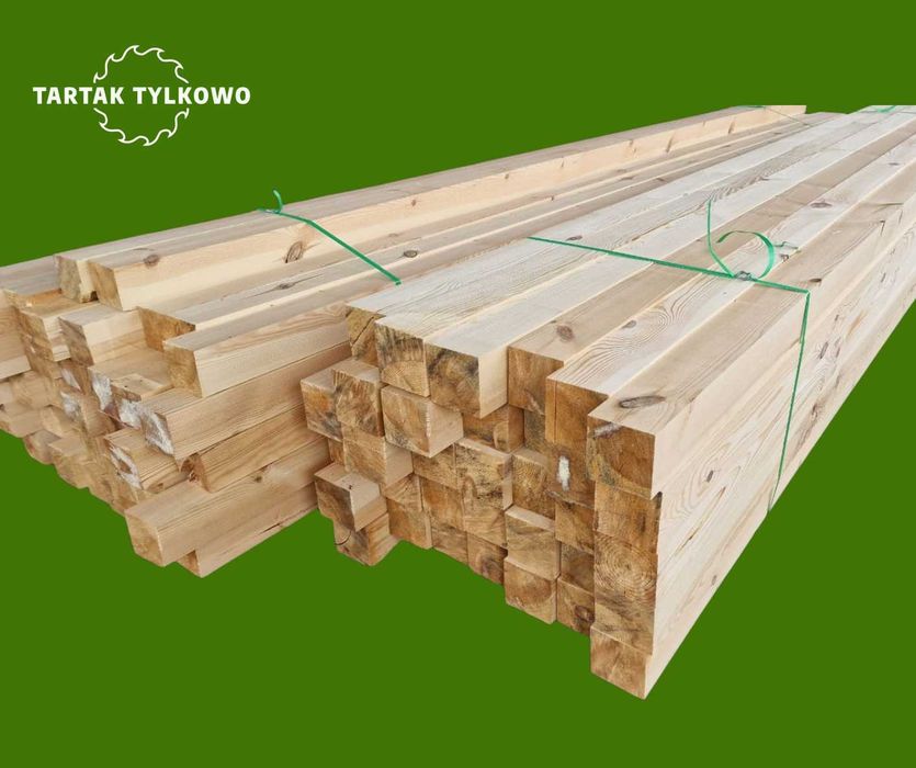 Więźby kantówki suszone komorowo strugane