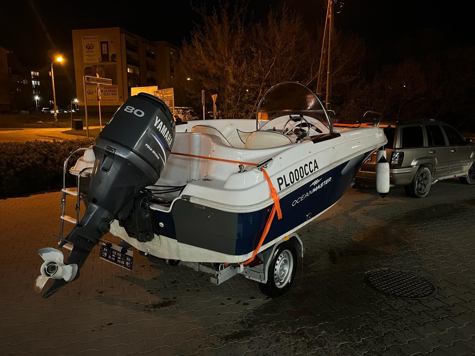 Piękna Łódź motorowa oceanmaster 505, Yamaha 80hp, motorówka