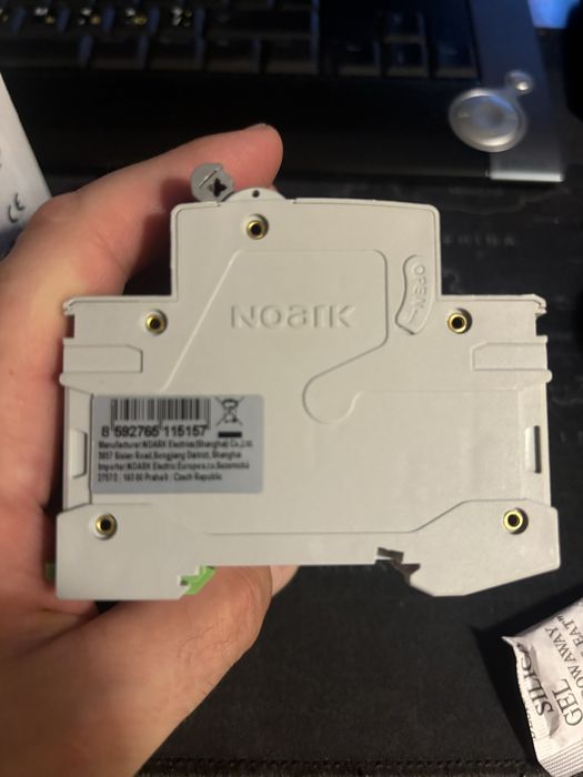 Дифавтомат (УЗО) Noark 6кА C 25А 3P+N 30mA тип A Ex9NL-N 111548