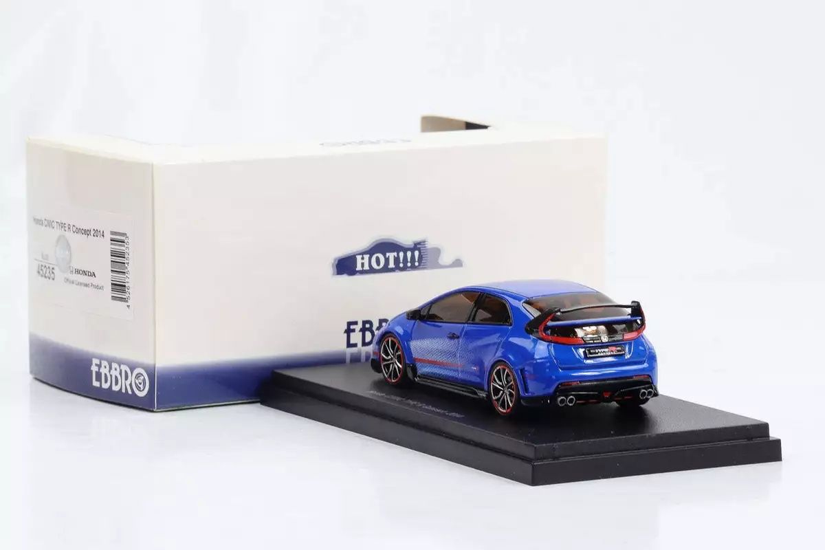 Honda civic type R  ano 2014 escala 1:43 ebbro