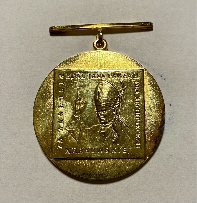 Medal pamiątkowy Kraków – Jan Paweł II – numerowany (4,5 cm)