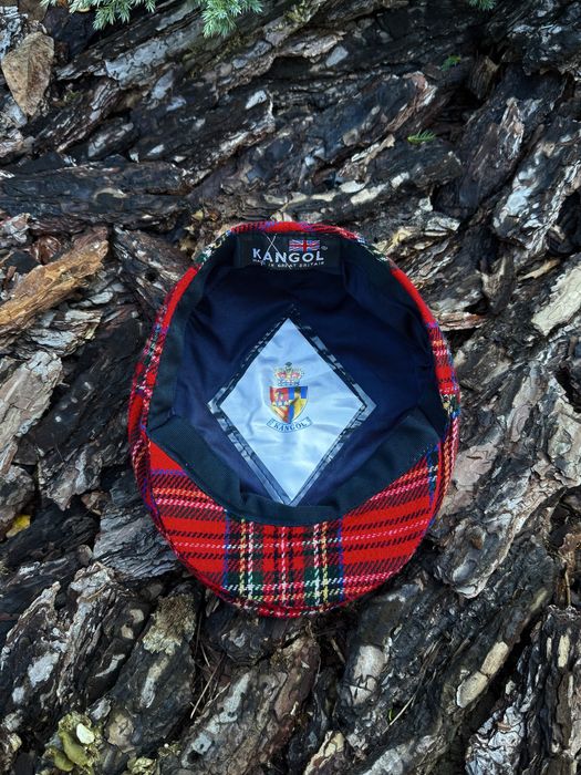 Kangol Vintage Flat Cap 90s вінтажний берет в клітинку від кенгул