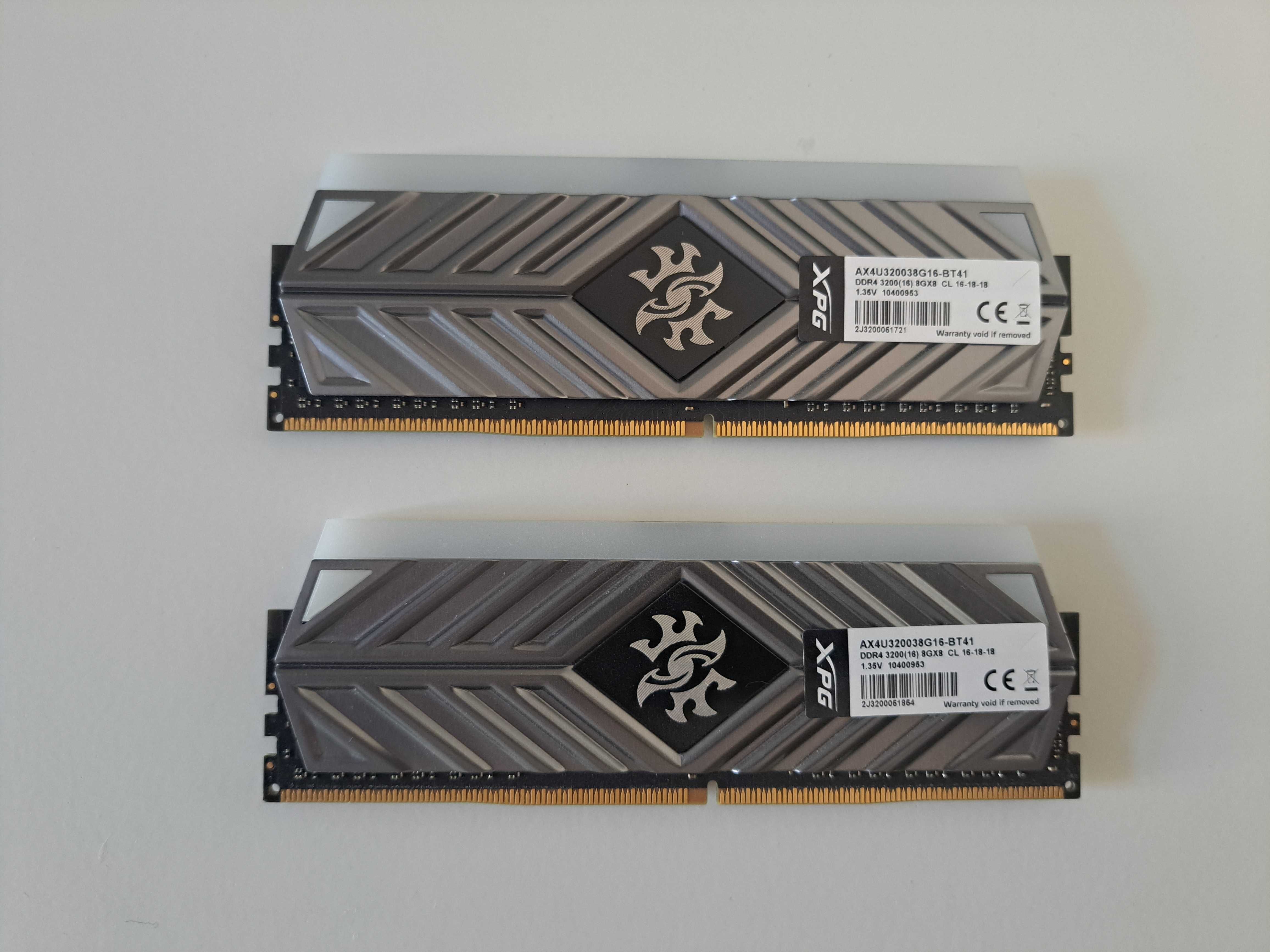 Pamięć RAM adata xpg d41 spectrix 16GB (2X8Gb) 3200Mhz