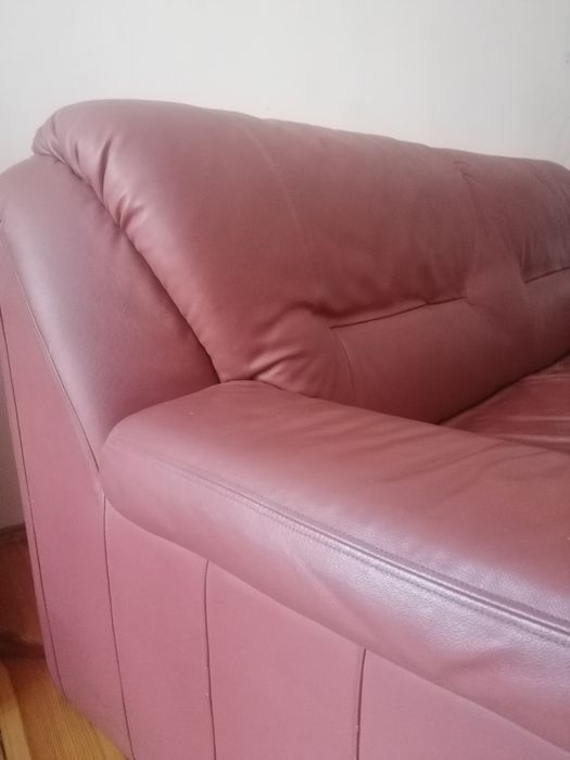 Kanapa i fotel skórzane