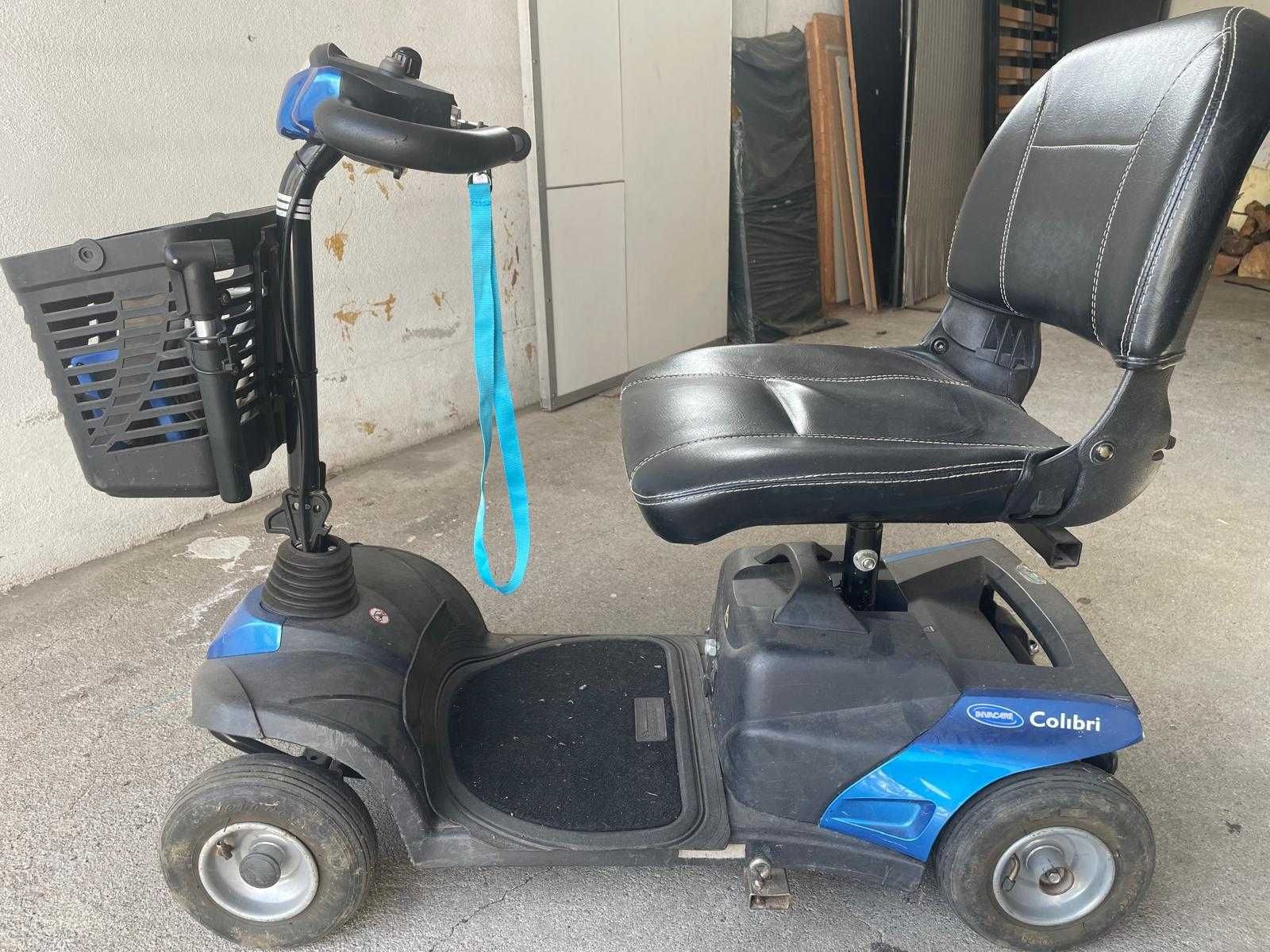 Scooter Elétrica Invacare Colibri — Compacta e Desmontável