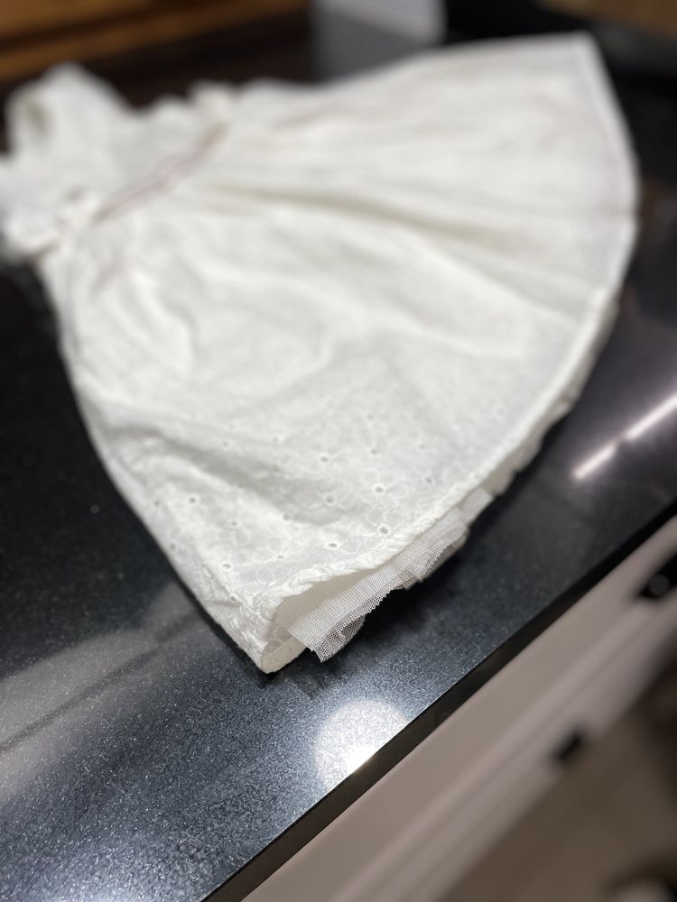Sukienka okazjonalna H&M biała