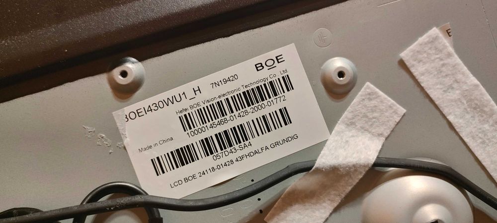 GRUNDIG 43VLE601 43" części